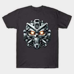 Biomech Skull S01 D28 T-Shirt